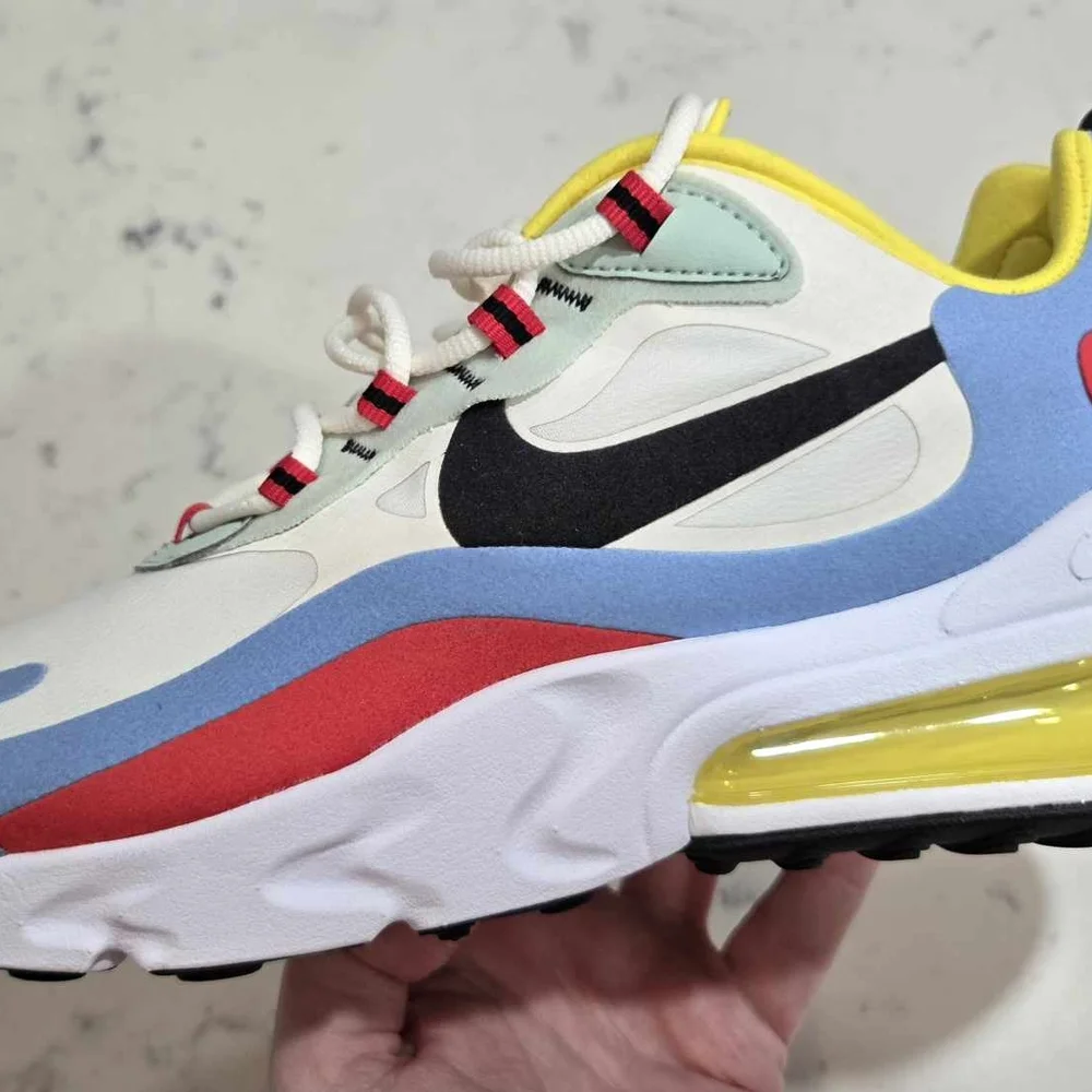 Nike Women’s SZ.9 Air Max 270 React " Bauhaus" Running Shoes AT6174-002 New - Picture 13 of 16
